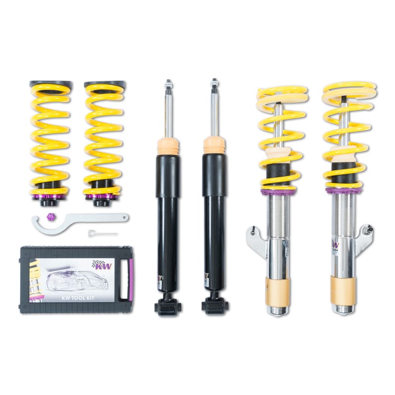 KW — Height adjustable stainless steel coilovers with adjustable rebound damping
KW V2 COMFORT KIT - 1802000F