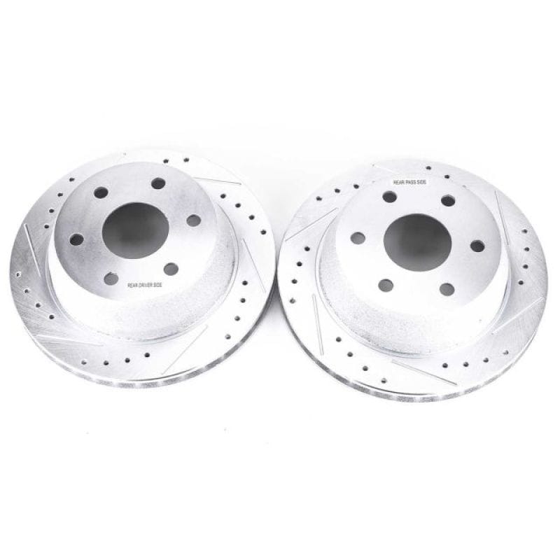 PowerStop — PowerStop Evolution Performance Drilled, Slotted & Plated Brake Rotor Pair