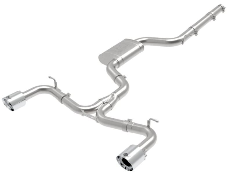 aFe — MACH Force-Xp 3 IN to 2-1/2 IN Stainless Steel Cat-Back Exhaust System Polishe