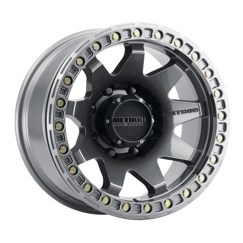 Method Wheels — Method MR108 17x9 -44mm Offset 8x6.5 130.81mm CB Gloss Titanium w/BH-H24125-38 Wheel