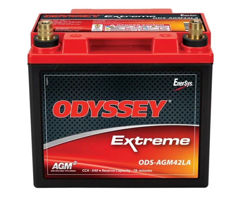 Odyssey Battery — battery, powersports, Odyssey ODS-AGM42LA, SAE post
