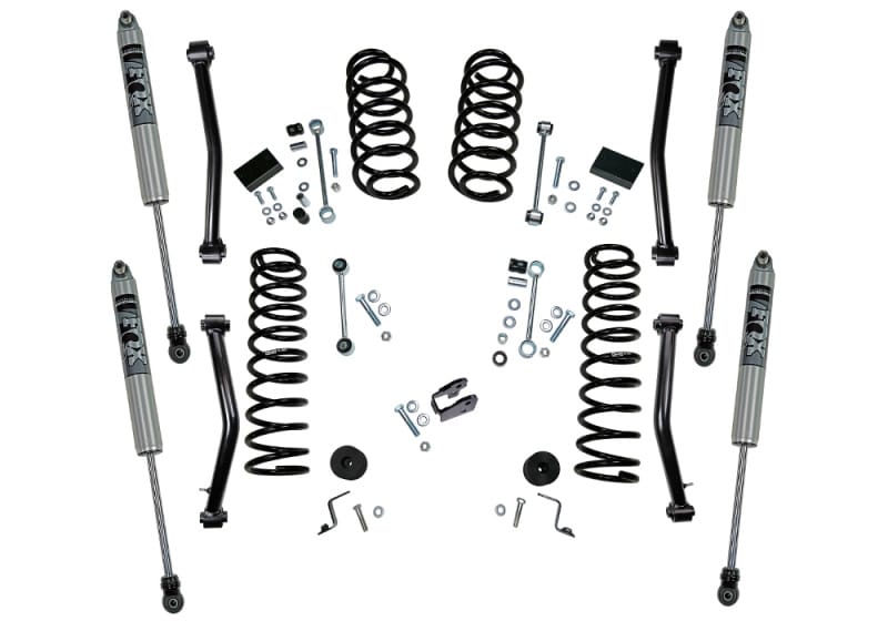 Superlift — 4" Lift Kit - 18-20 Wrangler JL Unlimited - w/ FOX Shocks
4in. Lift Kit-18-20 Wrangler JL Unlimited-w/FOX Shocks