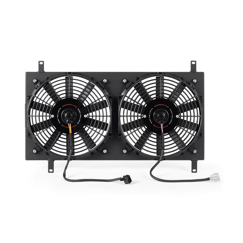 Mishimoto — Performance Aluminum Fan Shroud Kit, Black, fits Mazda Miata 1990-1997