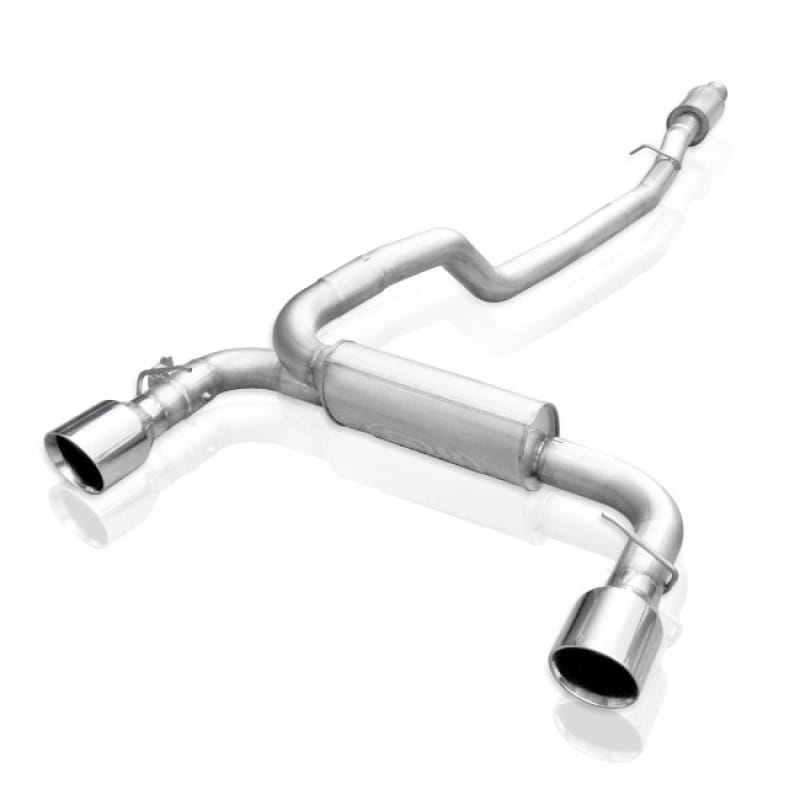 Stainless Works — Stainless Works Catback Vintage Round and Chambered Muffler Factory Connect