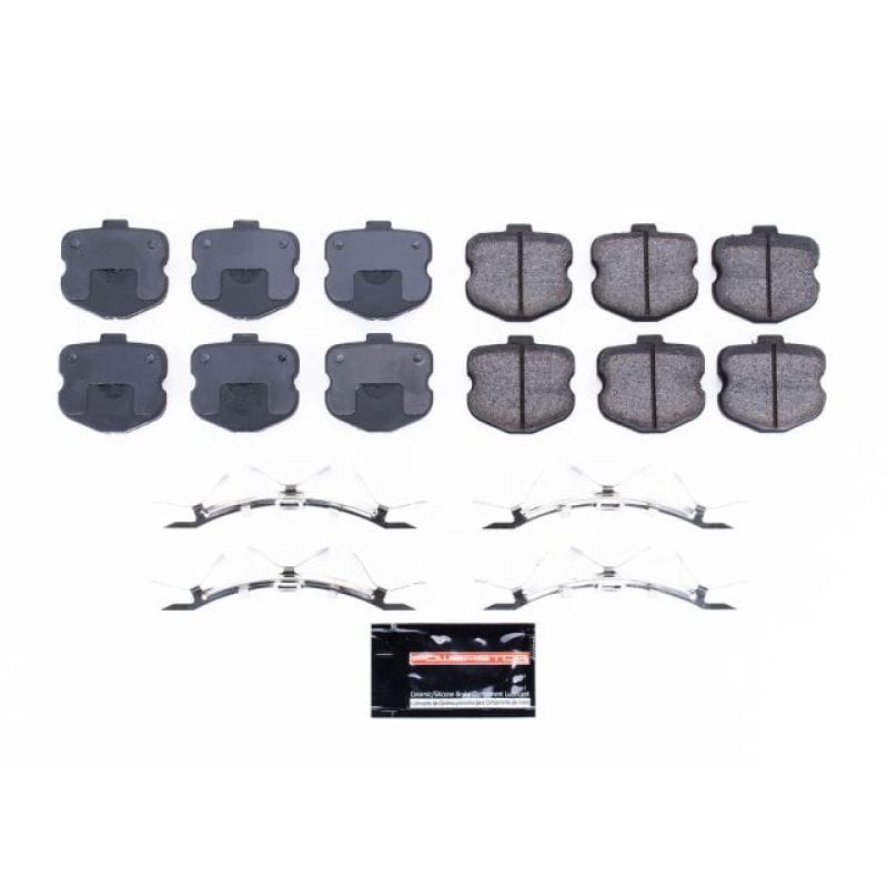 PowerStop — PowerStop - Z23 Daily Driver Carbon-Fiber Ceramic Brake Pads with Hardware Kit