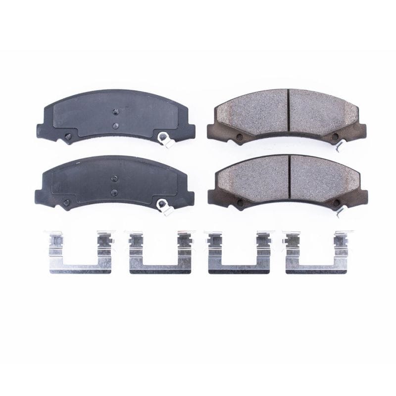 PowerStop — PowerStop - Z17 Low-Dust Ceramic Brake Pads with Hardware