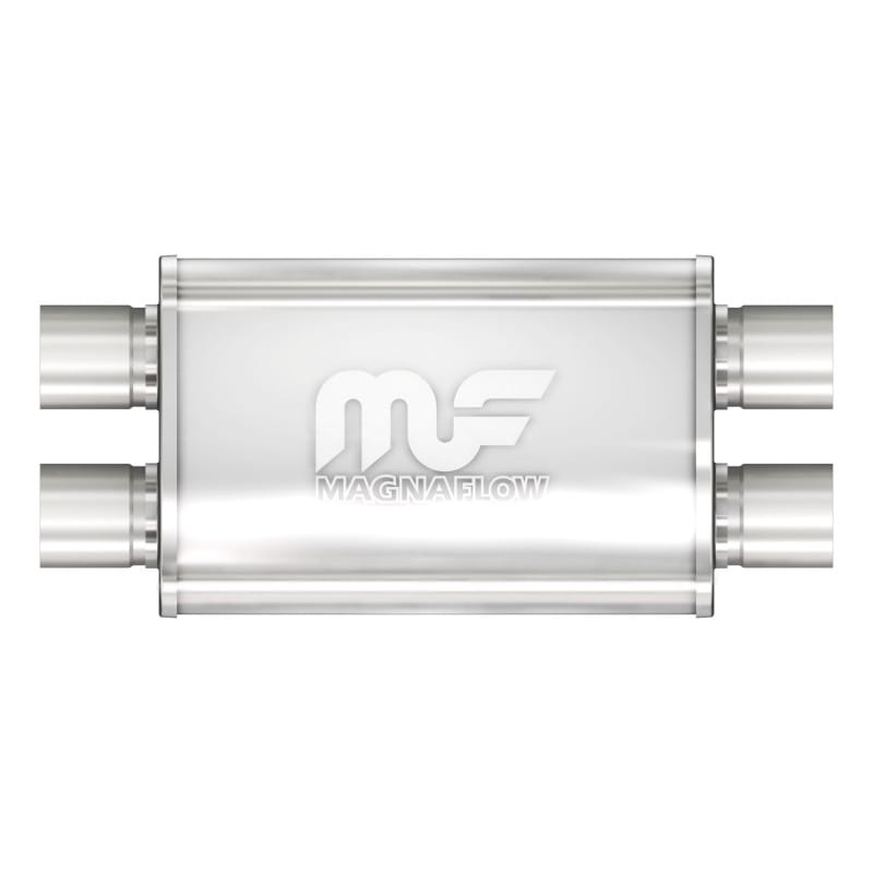 Magnaflow — Straight-Through Performance Muffler; 2.25in. Dual/Dual;  4x11x9 Body
Straight-Through Performance Muffler; 2.25in. Dual/Dual; 4x11x9 Body