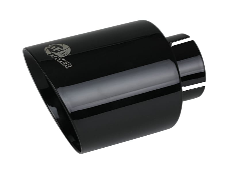 aFe — MACH Force-Xp 409 Stainless Steel Clamp-on Exhaust Tip Black