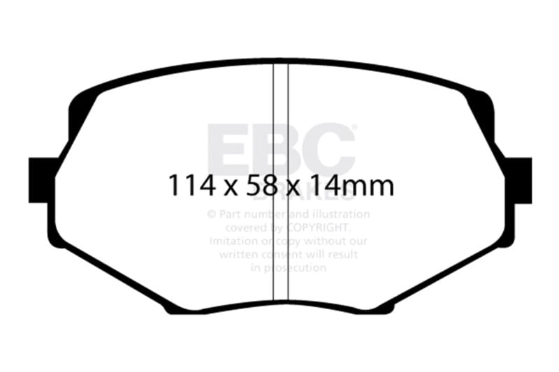 EBC — Redstuff Ceramic Low Dust Brake Pads