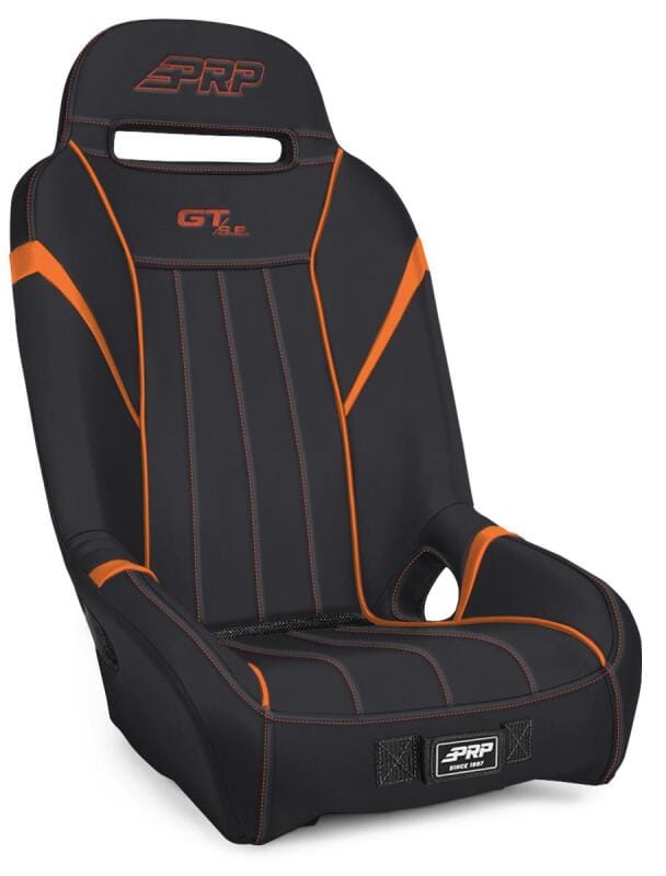 PRP Seats — PRP GT/S.E. Suspension Seat - Black/Orange