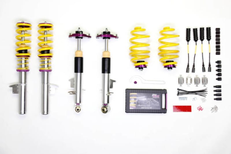 KW — Height Adjustable Coilovers with Independent Compression and Rebound Technology
KW COILOVER KIT V3 BUNDLE - 35220086
