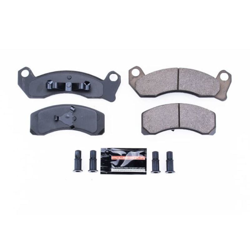 PowerStop — PowerStop - Z23 Daily Driver Carbon-Fiber Ceramic Brake Pads with Hardware Kit