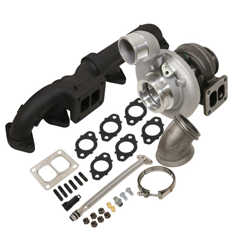 BD Diesel — BD Iron Horn 5.9L Cummins Turbo Kit S364SXE/80 0.91AR Dodge 2003-2007
Iron Horn Turbocharger Kit