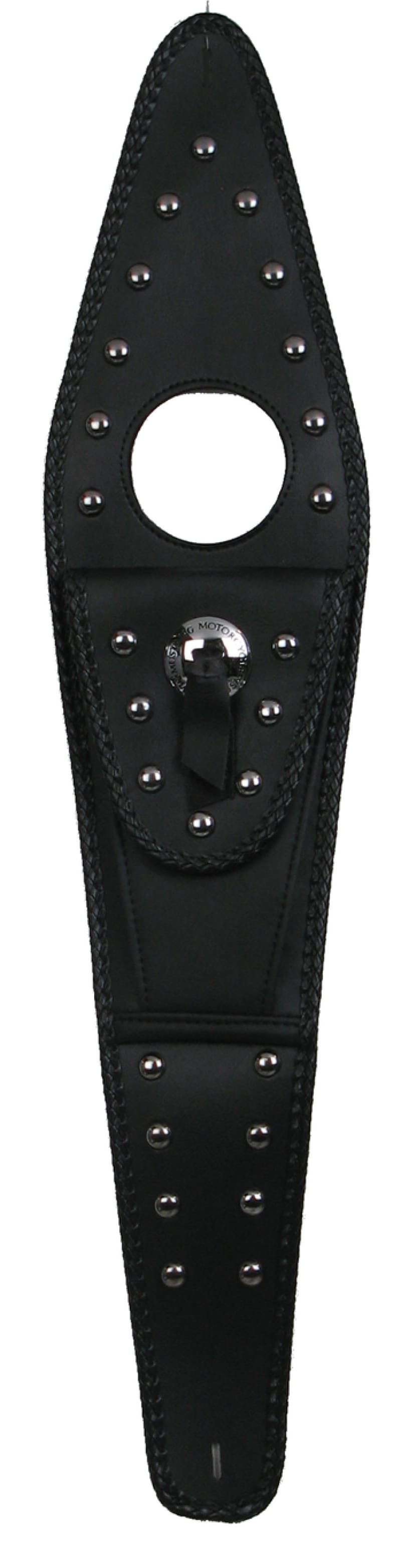Mustang Motorcycle — Mustang 00-07 Honda VT1100 Sabre, Spirit , Ace Cruiser Tank Bib w/Studs - Black