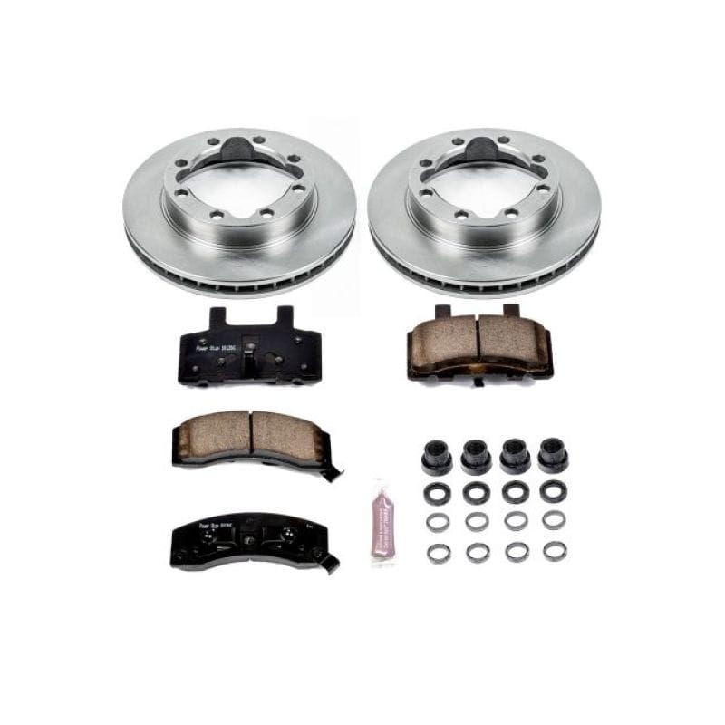 PowerStop — OE Stock Replacement Low-Dust Ceramic Brake Pad and Rotor Kit
