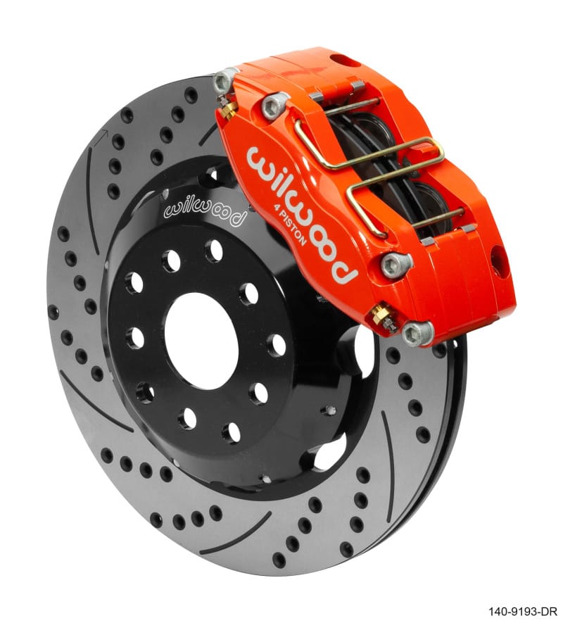 Wilwood — KIT,FRONT,SUBARU,WRX,99-17,DPR-DS,12.00 ROTOR,DRILLED,RED