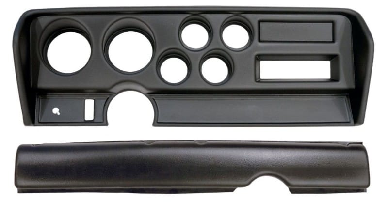 AutoMeter — Autometer 70-72 Pontiac GTO No AC Direct Fit Gauge Panel 3-3/8in x2 / 2-1/16in x4