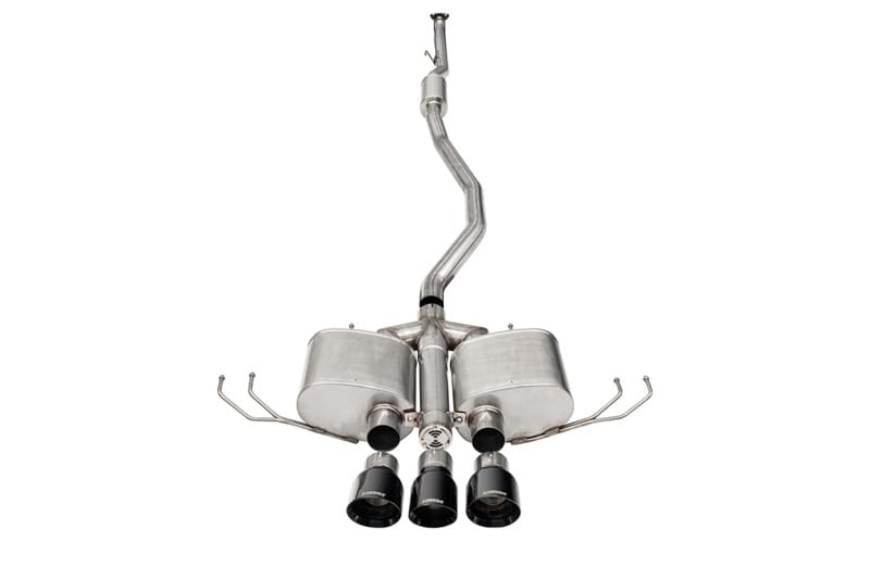 CORSA Performance — 3in. Front Pipe-Back with (1) Corsa Performance resonator; (2) Corsa Performance
3in. Front Pipe-Back with (1) Corsa Performance resonator
(2) Corsa Performance