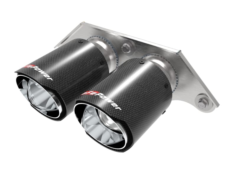 aFe — MACH Force-Xp 4 IN Carbon Fiber OE Replacement Exhaust Tips