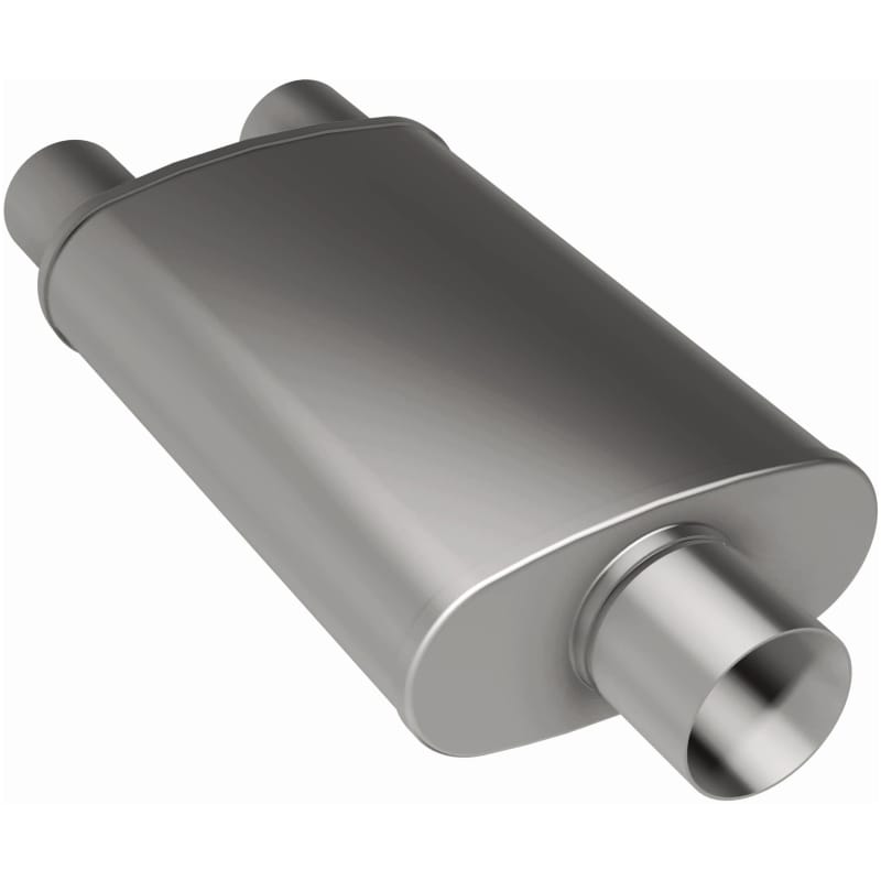 Magnaflow — Straight-Through Performance Muffler; 3/2.5in. Center/Dual;  5x24x8 Body
Straight-Through Performance Muffler; 3/2.5in. Center/Dual; 5x24x8 Body