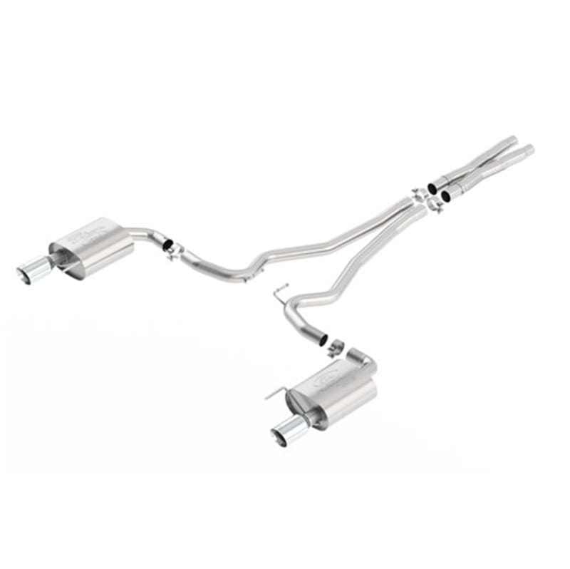 Ford Racing — 2015-2017 Mustang GT 5.0L Cat Back Touring Exhaust System-Chrome Tips
Touring Cat-Back Exhaust System