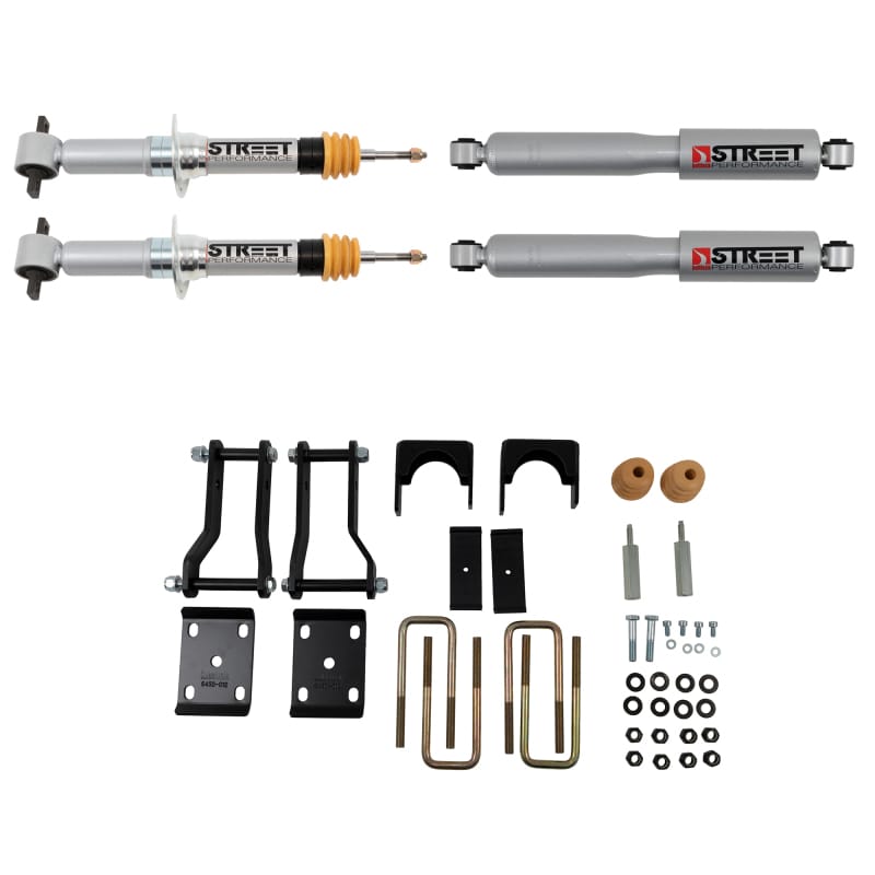 Belltech — Front And Rear Complete Kit W/ Street Performance Shocks
LOWERING KIT W/ STREET PERFORMANCE SHOCKS - 1045SP