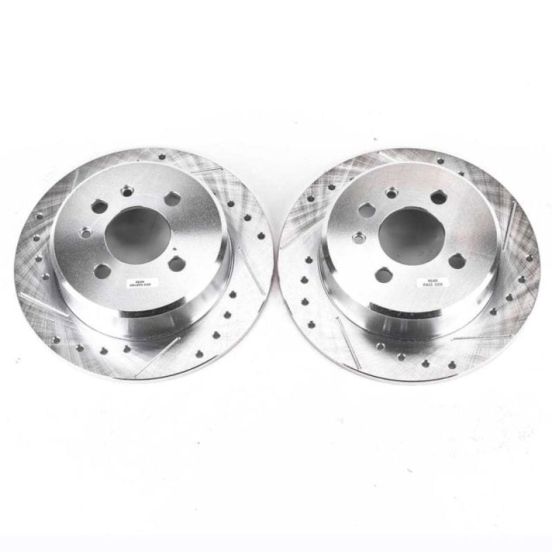PowerStop — PowerStop Evolution Performance Drilled, Slotted & Plated Brake Rotor Pair