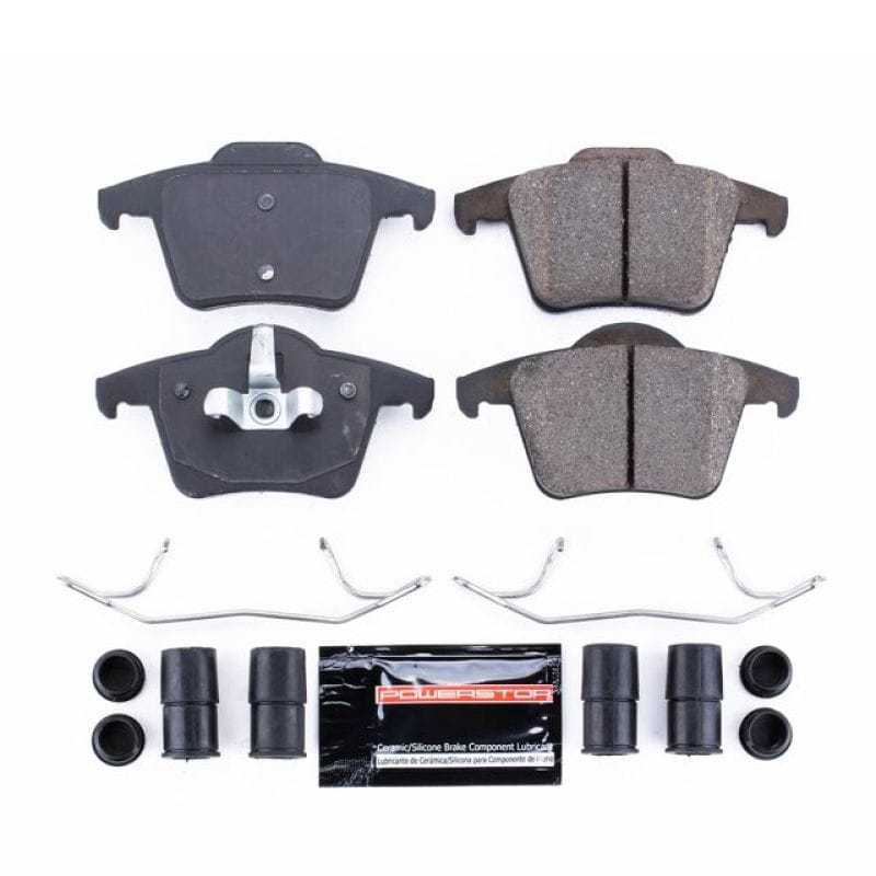 PowerStop — PowerStop - Z23 Daily Driver Carbon-Fiber Ceramic Brake Pads with Hardware Kit