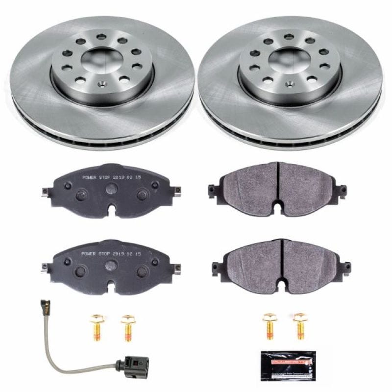PowerStop — Track Day Spec High-Performance Brake Pad and Rotor Kit