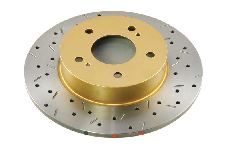 DBA — 4000 Series Rotor - Cross Drilled/Slotted Uni-Directional Rotor
Rear 4000 Series XS Gold Brake Rotor
