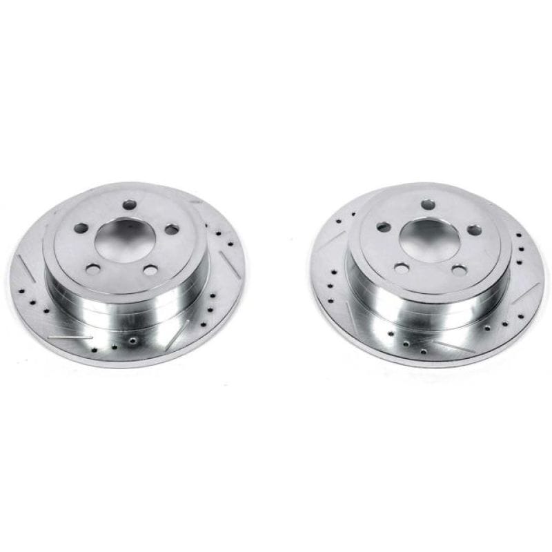 PowerStop — PowerStop Evolution Performance Drilled, Slotted & Plated Brake Rotor Pair