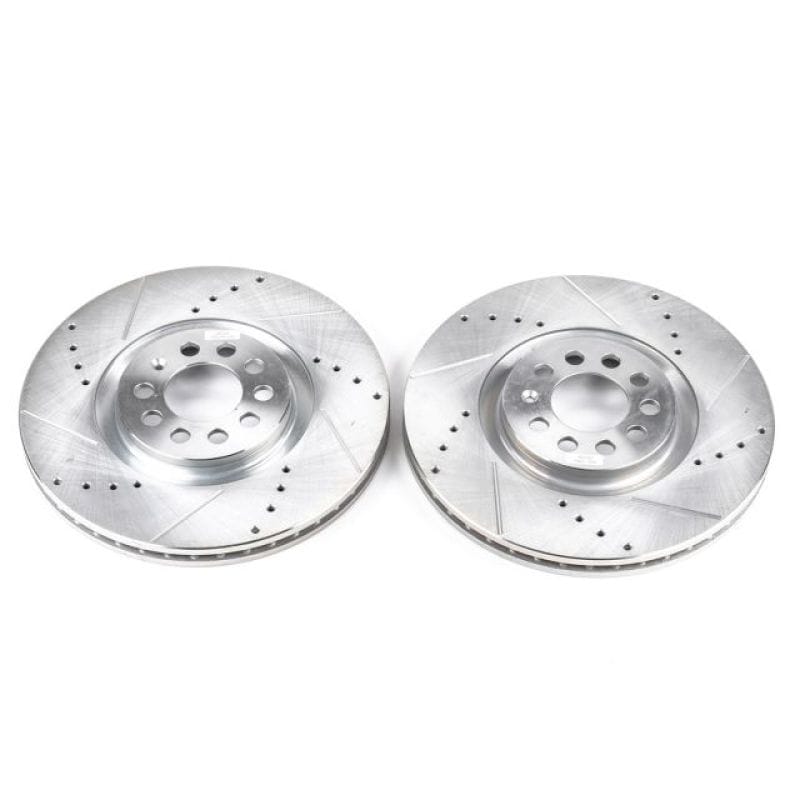 PowerStop — PowerStop Evolution Performance Drilled, Slotted & Plated Brake Rotor Pair