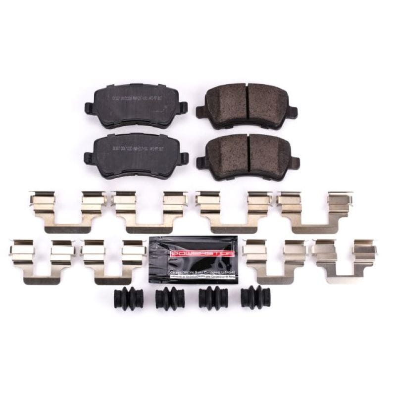 PowerStop — PowerStop - Z23 Daily Driver Carbon-Fiber Ceramic Brake Pads with Hardware Kit