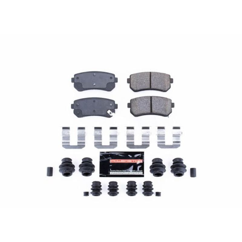 PowerStop — PowerStop - Z23 Daily Driver Carbon-Fiber Ceramic Brake Pads with Hardware Kit