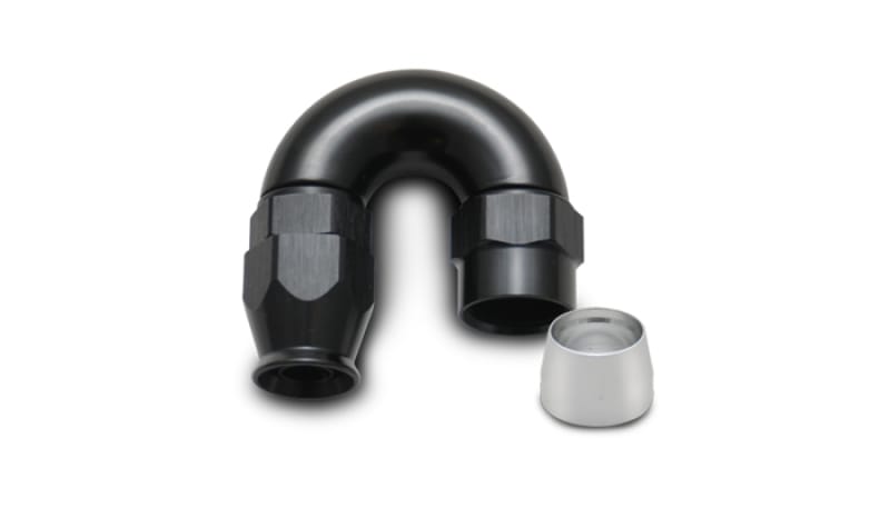 Vibrant — 180 Degree High Flow Hose End Fitting for PTFE Lined Hose, -8AN
180 Degree High Flow Hose End Fitting