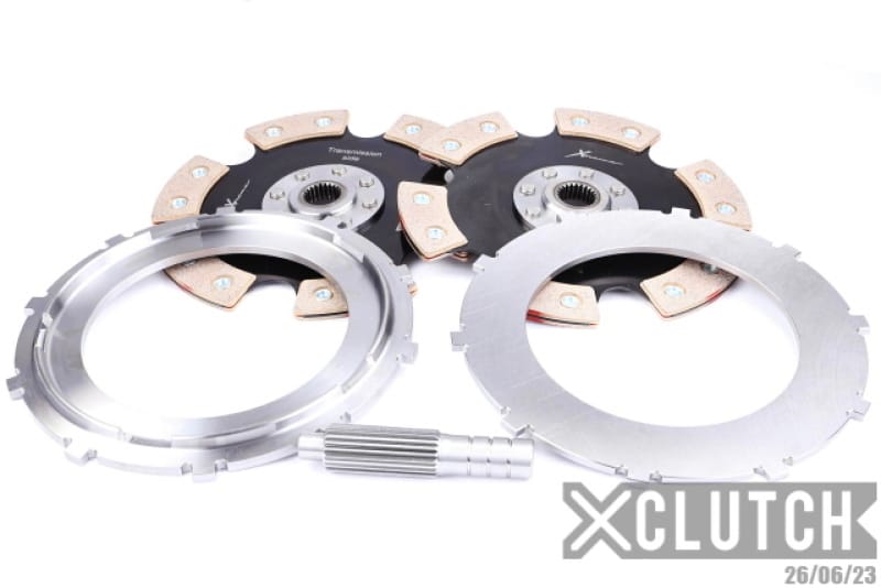 XCLUTCH — Clutch Kit Service Pack; 9" Twin Solid Ceramic Clutch Discs