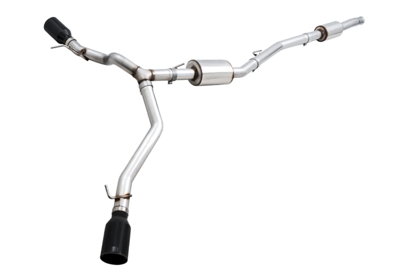 AWE Tuning — AWE Tread Edition Catback Dual Exhaust for Jeep JT 3.6L - Diamond Black Tips