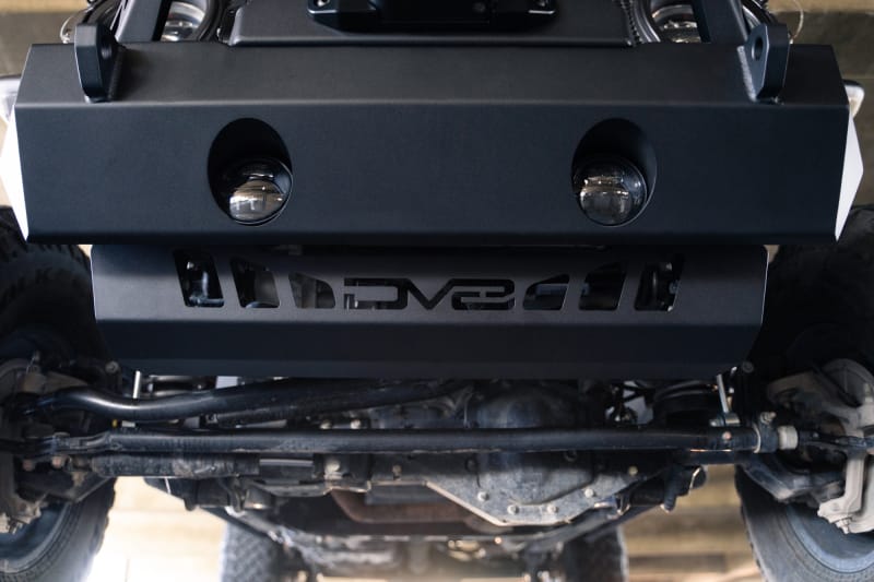 DV8 Offroad — JL/JT Front Bumper Sway-Bar Disconnect Motor Skid Plate