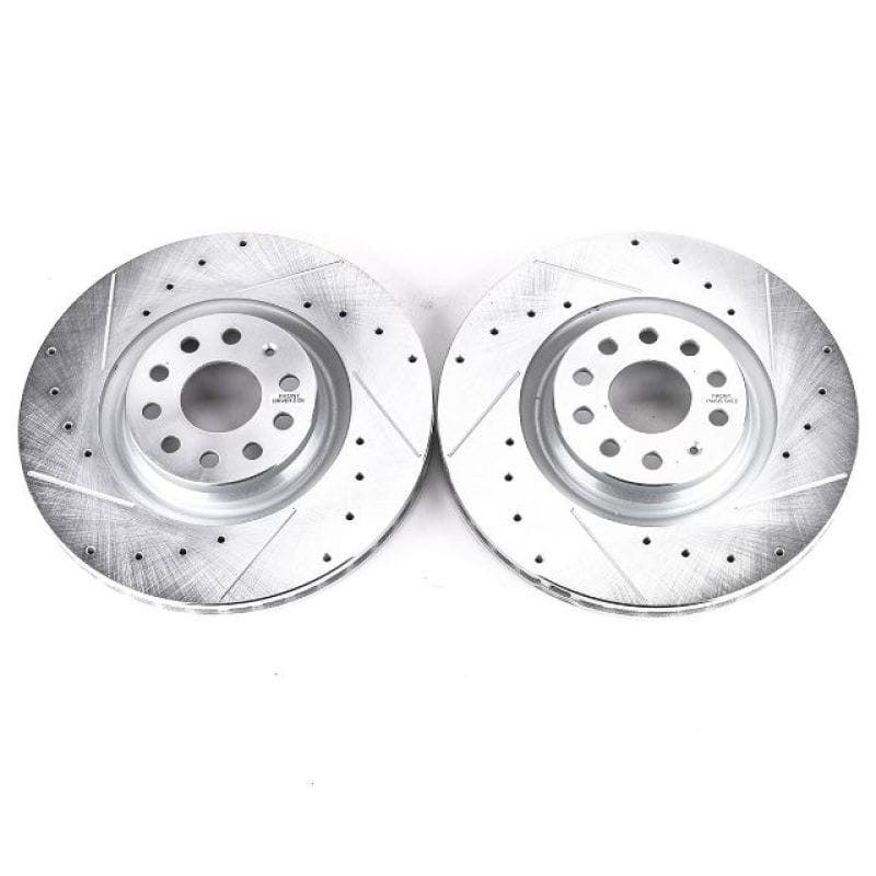 PowerStop — PowerStop Evolution Performance Drilled, Slotted & Plated Brake Rotor Pair