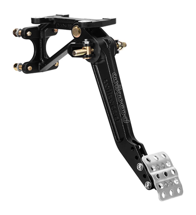Wilwood — Wilwood Adjustable Balance Bar Single Brake Pedal - Single M/C - Swing Mount - 6.25-7:1