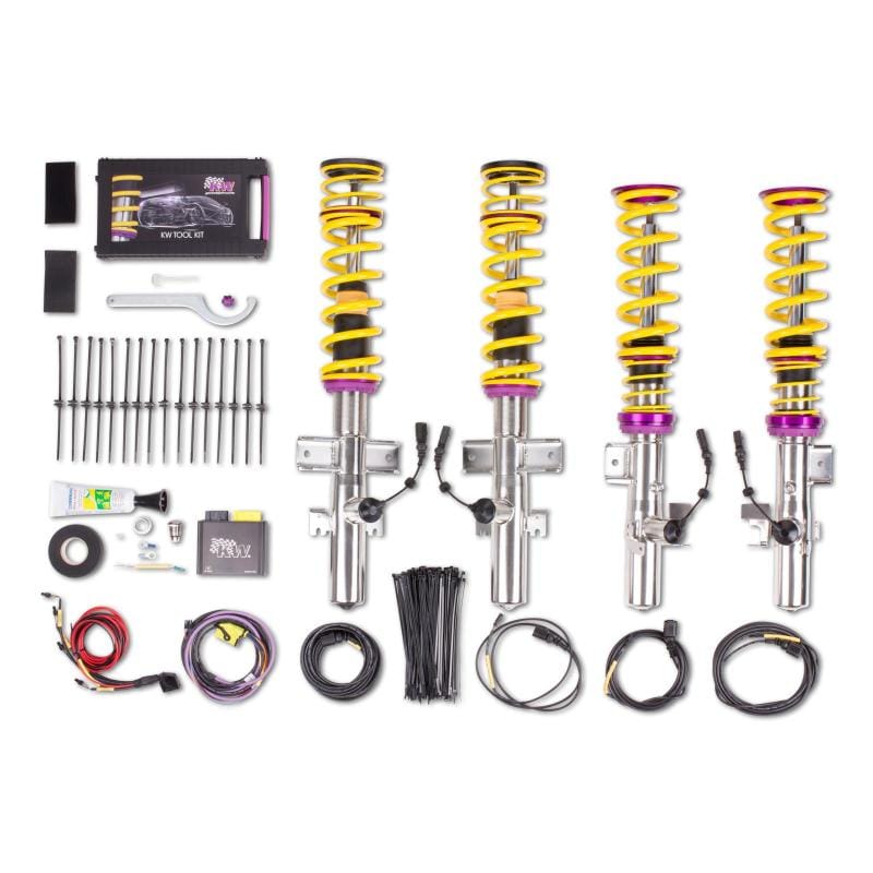 KW — Height Adjustable Coilovers with standalone ECU for Electronic Damper Control
KW DDC ECU COILOVER KIT - 39055001
