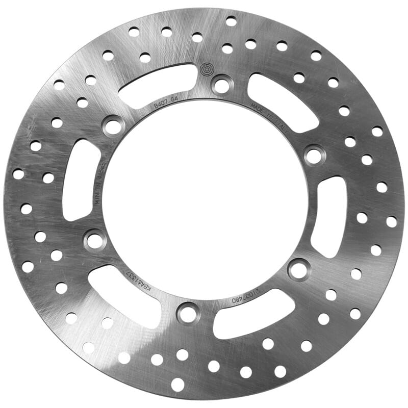 Brembo OE Powersports — Brembo OE 94-00 Moto-Guzzi RS Daytona 1000CC/00-15 V11 1100CC 282x5mm Brake Disc - Rear Fixed