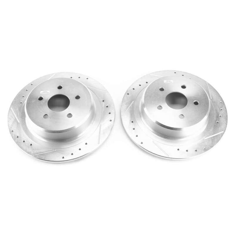 PowerStop — PowerStop Evolution Performance Drilled, Slotted & Plated Brake Rotor Pair