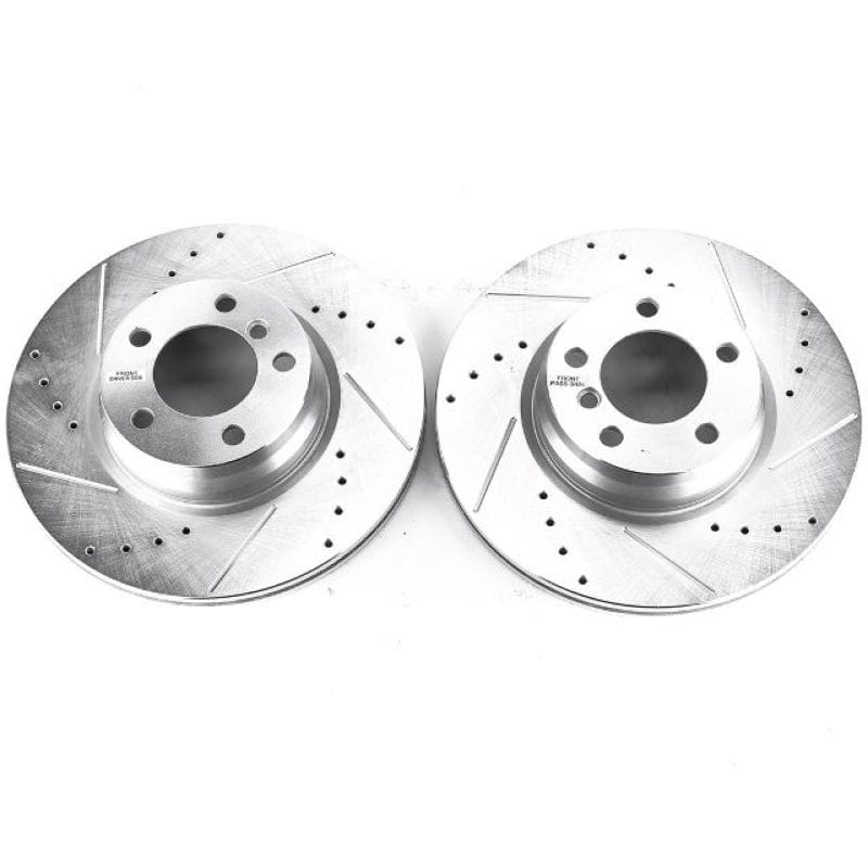 PowerStop — PowerStop Evolution Performance Drilled, Slotted & Plated Brake Rotor Pair