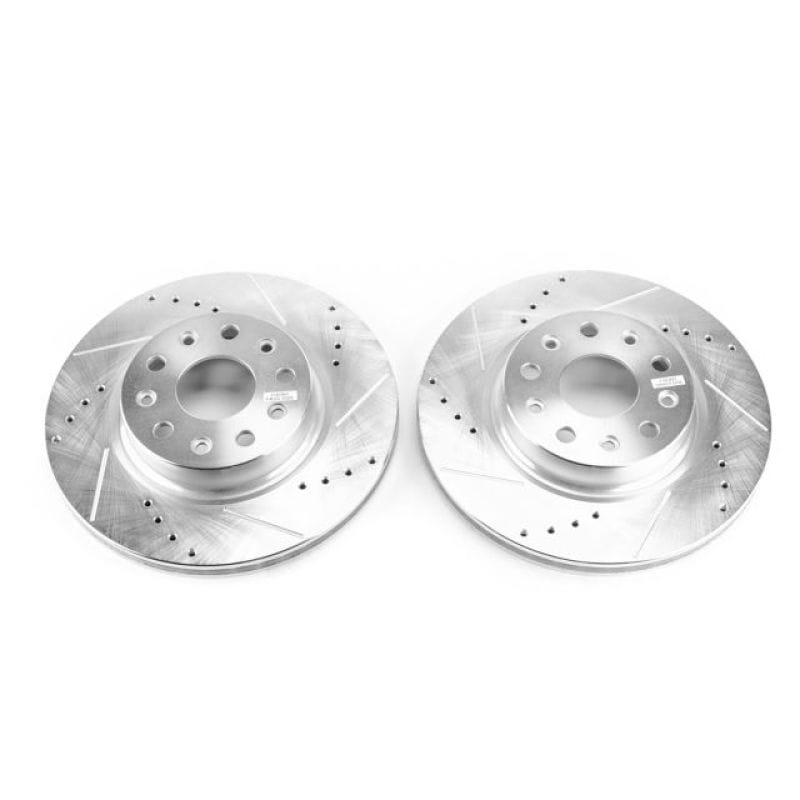 PowerStop — PowerStop Evolution Performance Drilled, Slotted & Plated Brake Rotor Pair