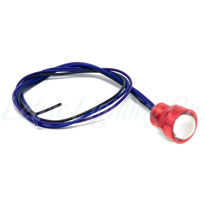 Letric Lighting — Letric Lighting Royal Flush G2 LEDs Sealed Red Anodized Body - White/Amber Switchback