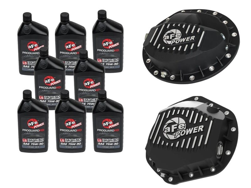 aFe — aFe POWER Front & Rear Diff GUARD Package w/ Oil