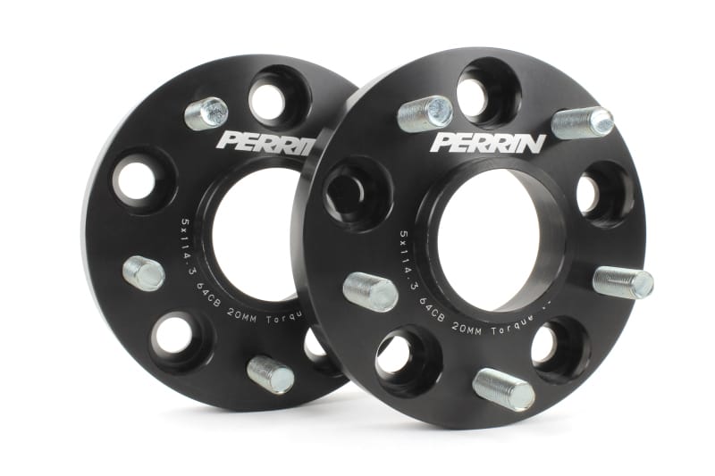 Perrin Performance — Perrin 17-18 Honda Civic Si 64.1mm Hub 5x114.3 20mm Wheel Spacers (One Pair)