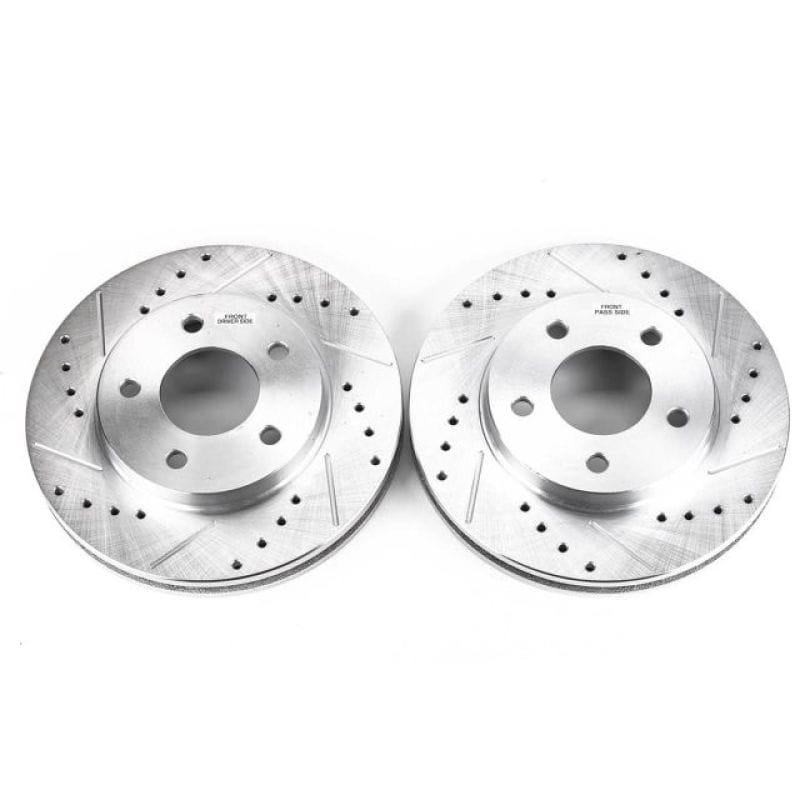 PowerStop — PowerStop Evolution Performance Drilled, Slotted & Plated Brake Rotor Pair
