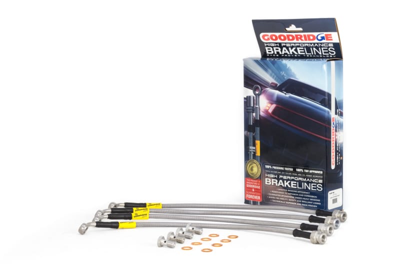 Goodridge — G-STOP SS Braided Brake Line Kit